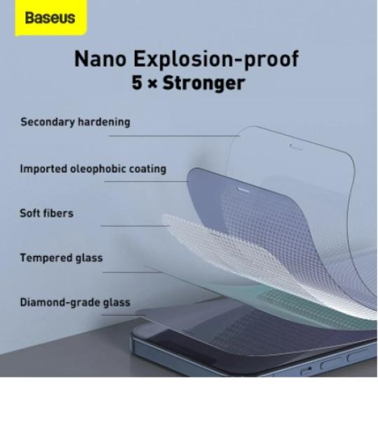 Baseus - IPhone 13 Pro Max Panzer Glas